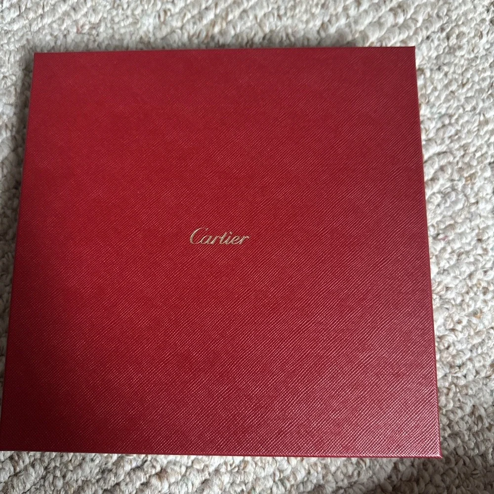 Cartier Trinket Porcelain Tray 7x7  Box New Msrp $499